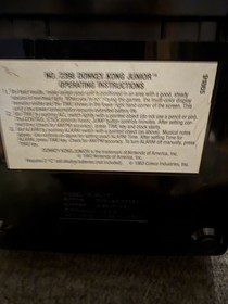 Vintage Donkey Kong Junior Jr COLECO Tabletop Mini Arcade Video Game CIB Boxed