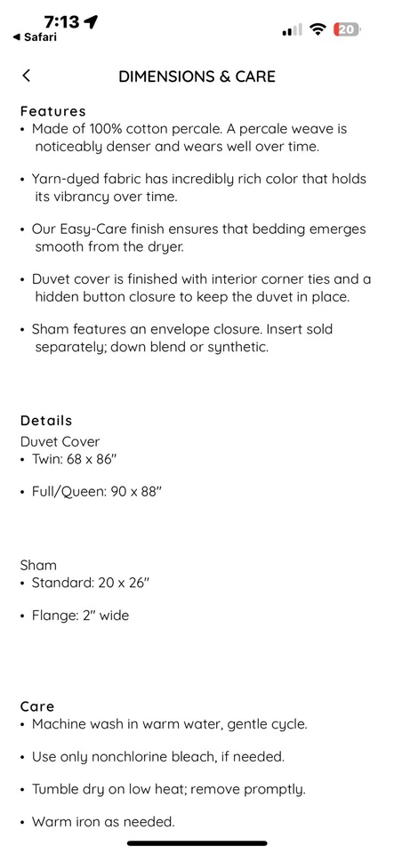 Funda nórdica reversible a cuadros/rayas TWIN Pottery Barn Kids - Usada en excelente estado Foto 2 de 4