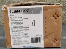 Kichler Alvaro 1-Light Wall Scone Champagne Bronze 52694CPZ *NEW*