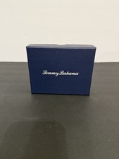 Tommy Bahama Lace Details Leather Men  s Wallet Black