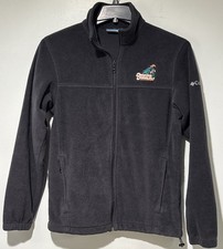 Columbia Jacket Coastal Carolina University Small Black Fleece Shirt Zip Coat