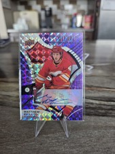 2021-22 Allure Matthew Phillips Purple Diamond Rookie Auto /10 #118 Flames