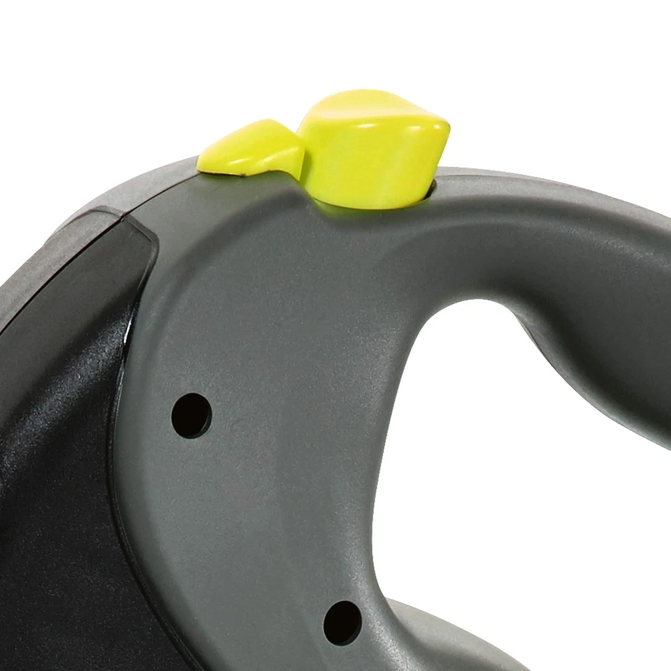 flexi® Giant Laisse Rétractable 10m pour Chiens jusqu'à 50kg - Noir/Jaune - Photo 2/4
