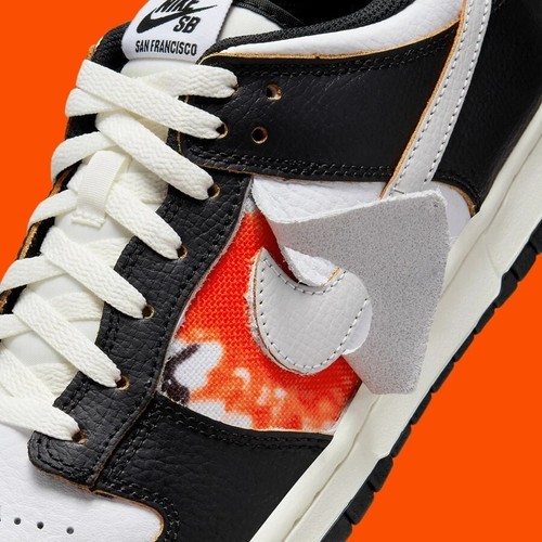 Size 8 - Nike SB Dunk Low x HUF San Francisco deadstock w/box NEW CUT & REVEAL - Picture 11 of 11