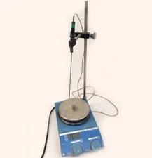 IKA RET Control-Visc Magnetic Stirrer 340°C 1500 RPM w/ Support Rod, Temp Probe