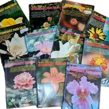 Music Book Lot John Lane's Intermediate Piano Solos Vol 1-10  Best Of Complete