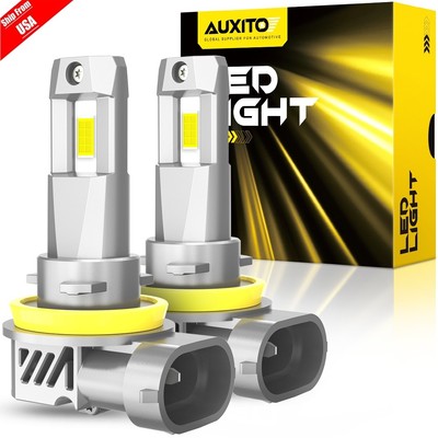 AUXITO Combo 9005 9006 H11 LED Headlight Bulbs Kit 6500K High Low Beam 3200000LM