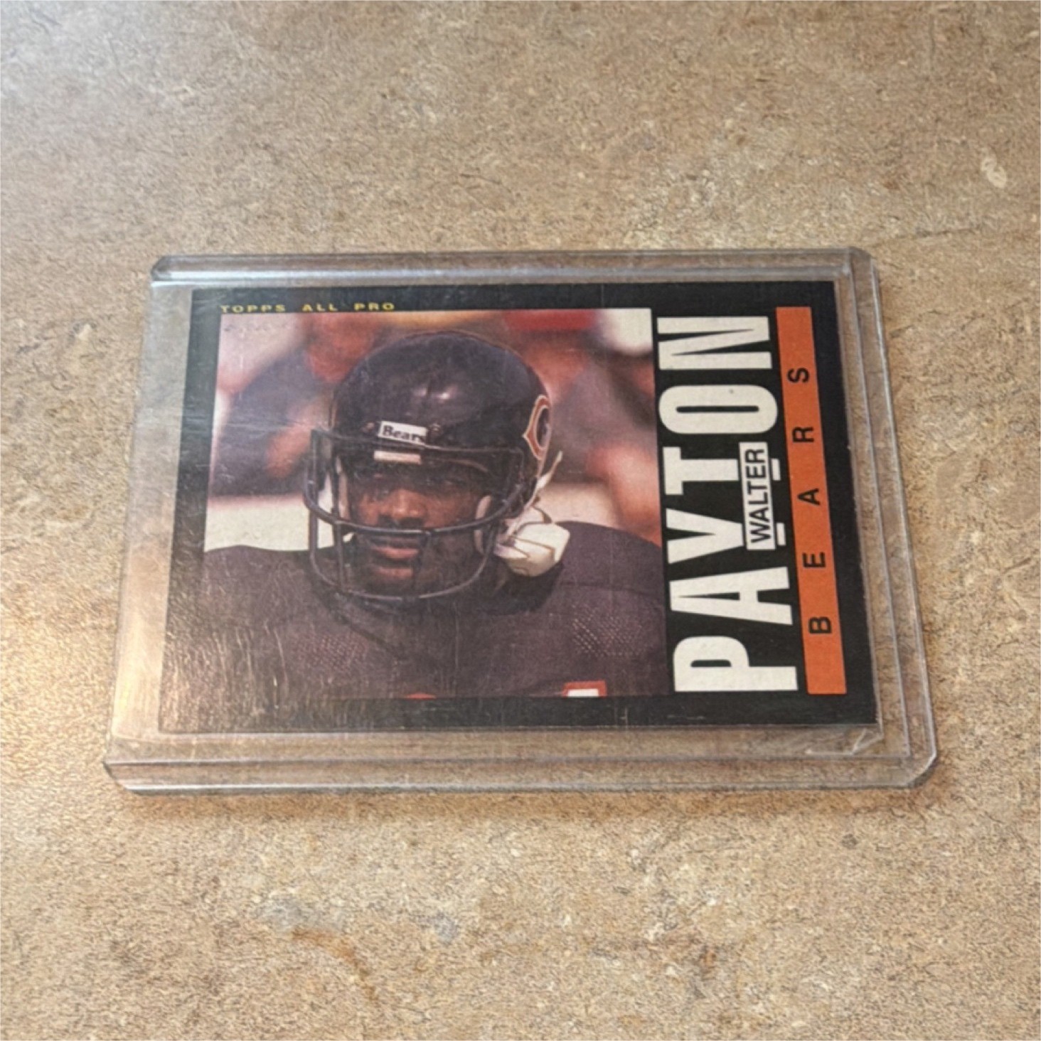 Topps 1985 Walter Payton All Pro #33 Chicago Bears NFL Football Card