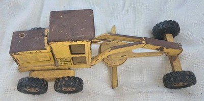 Vintage Tonka Yellow State Hi Way Road Grader As Is Paint Wear
