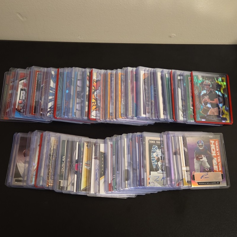 100-Card NFL Football NBA Basketball Lot Autos Numbered Patchs / Memorabilia