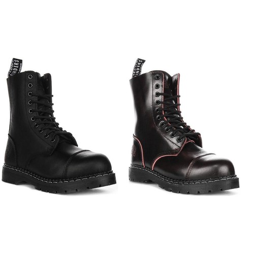 Bottes Combat Rocky Outdoor Gear - Cuir Marron - Taille 8 Homme - Bout Acier