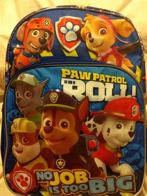 paw patrol light up backpack