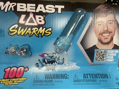 Mr Beast Lab Swarms Test Tube Pack Alpha Series 2 Mystery Micro Beasts Lot of 2 