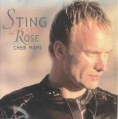 Sting: Desert Rose EU PROMO w/ Artwork MUSIC AUDIO CD  featuring Cheb Mami Club 
