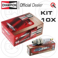 Set 10 Pz ZüNdkerze Champion L82C Schritt Kurz Piaggio Vespa PX-150 1996-