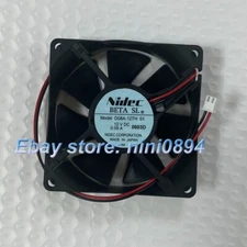 Nidec D08A-12TH 01 DC12V 0.09A 8025 2-Wire Cooling Fan
