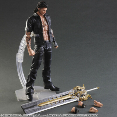 FFXV Gladiolus Amicitia Play Arts Kai PVC Action Figure Statue 25cm Collection