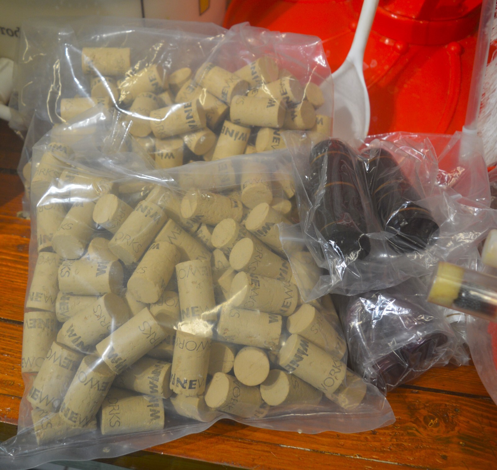 Job Lot home brew equipment Used Buckets, Corks, Bottles, Hydrometer