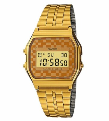 CASIO A159WGEA-9ADF UHR HERREN DAMEN STAHL DIGITAL VERGOLDET UNTERPREIS