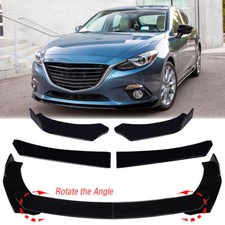 Front Bumper Lip Spoiler Splitter Accessories Parts For Mazda 2 3 5 6 Hatchback