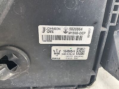 18-19 MASERATI Ghibli 3.0L Engine Cooling Radiator W/ Condenser & Cooling Fan