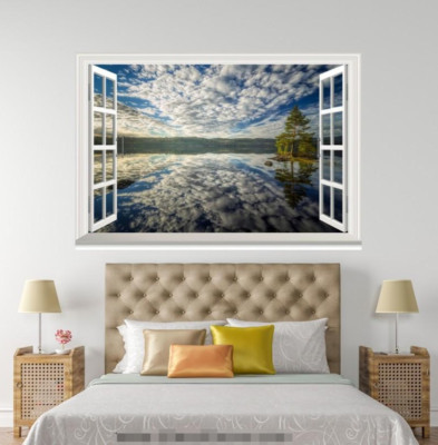 3D Himmel Ozean 646 Offen Windows WallPaper Wandbilder Mauer Druck Deco Carly