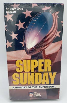 Super Sunday - A History of the Super Bowl 1987 NFL Films VHS Tape New Sealed 