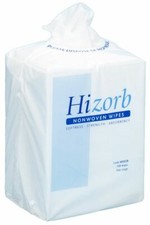 Hizorb Personal Disposable Dry Wipe (10 Packs of 100) Soft Flannel Textile Feel