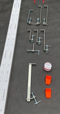 MAURER,BAUERPROFILE,2250x50x50mm. andere SETS VERFÜGBAR, extra lang.
