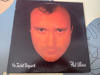 PHIL COLLINS 1985 No Jacket Required LP Vinyl Album Atlantic Records