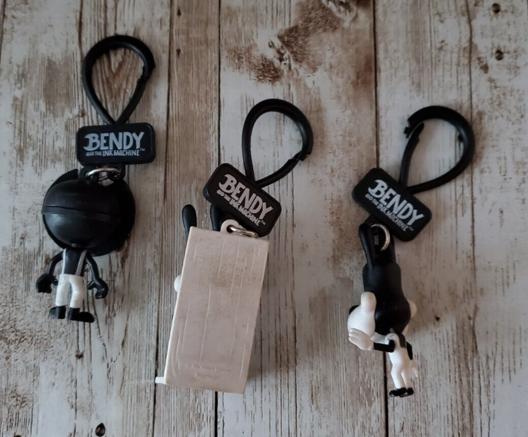 Bendy & the Ink Machine Sammy Boris Wolf Blind Bag Keychain Clips