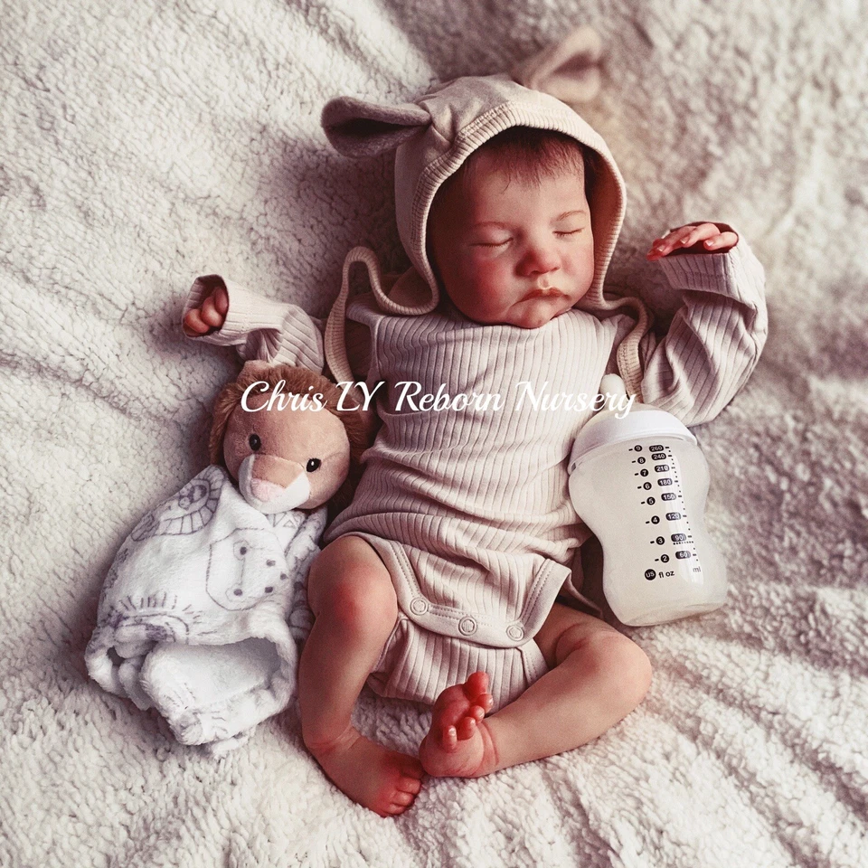 Muñeca bebé renacida Levi de Bonnie Brown hecha por Chris LY. 19 pulgadas. Foto 3 de 4