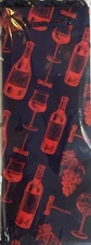 4-DELUXE WINE GIFT BAGS W/TAGS~Red Blue ALL OCCASION GIFT GIVING