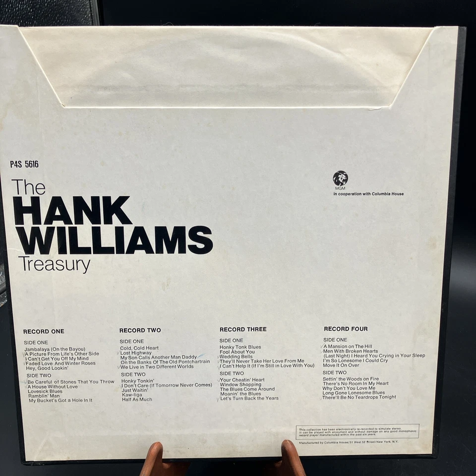 Hank Williams Box set - Vinyl - 4 LP - Image 2 of 3