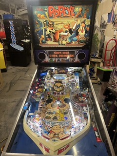 POPEYE SAVES the EARTH PINBALL MACHINE by BALLY 1994 (Excellent) *RARE*