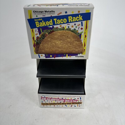 Chicago Metallic Non-Stick Baked Taco Rack 