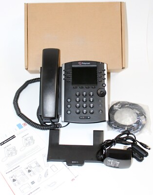 Used Polycom VVX 410 Gigabit IP Phone 2201-46186-001 VVX410 w
