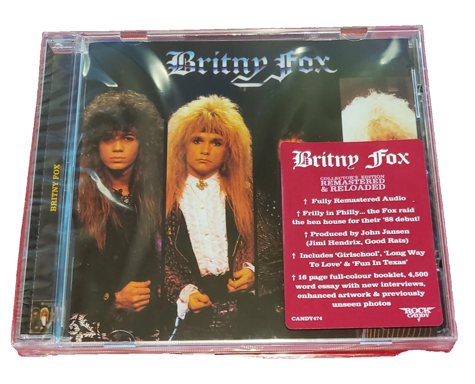 Britny Fox Hard Rock CD de Música Rock