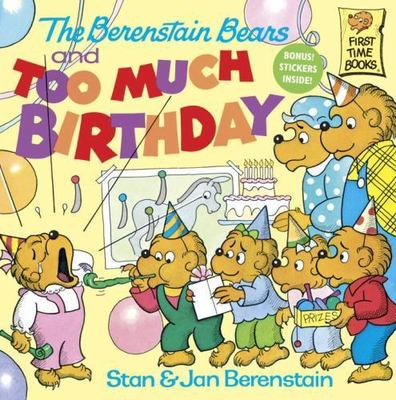 #ad The Berenstain Bears and Too Much Birthday paperback Berenstain 0394873327 $4.16