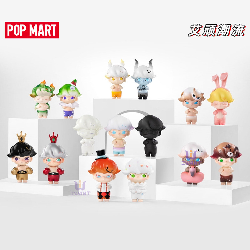 12Pcs Popmart Dimoo Dreamworld Secret Etc Retro Figurines Designer 