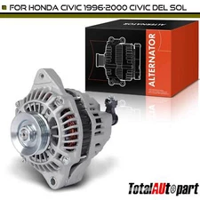 Alternator for Honda Civic 1996 1997-2000 L4 1.6L 75A 12V CCW 4-Groove Pulley