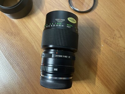 Vivitar 135mm Auto Telephoto Close Focusing Lens Sony E Mount Adapter Cult Lens.