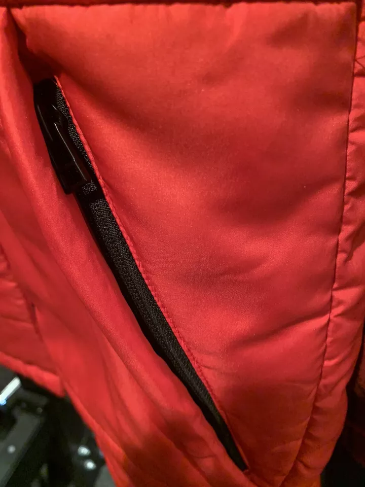 ThirtyTwo Mens Fleece Snowboard Jacket / Red/ Plaid / Size Large - Image 3 of 4