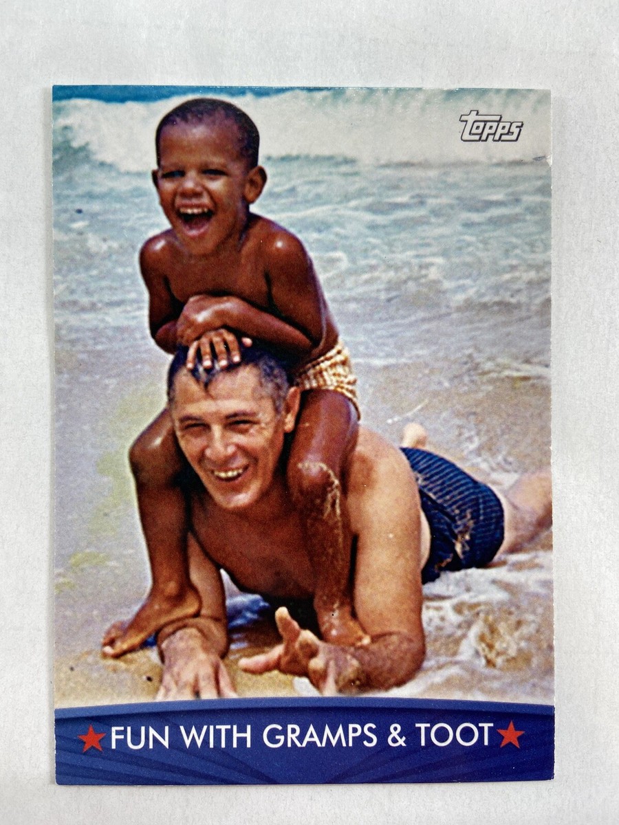 バラクオバマページ 2008 Topps Young President Barack Obama, Mother, Father