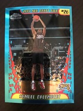2001-02 Topps Chrome Draft Pick Samuel Dalembert Rookie RC #153 76ers
