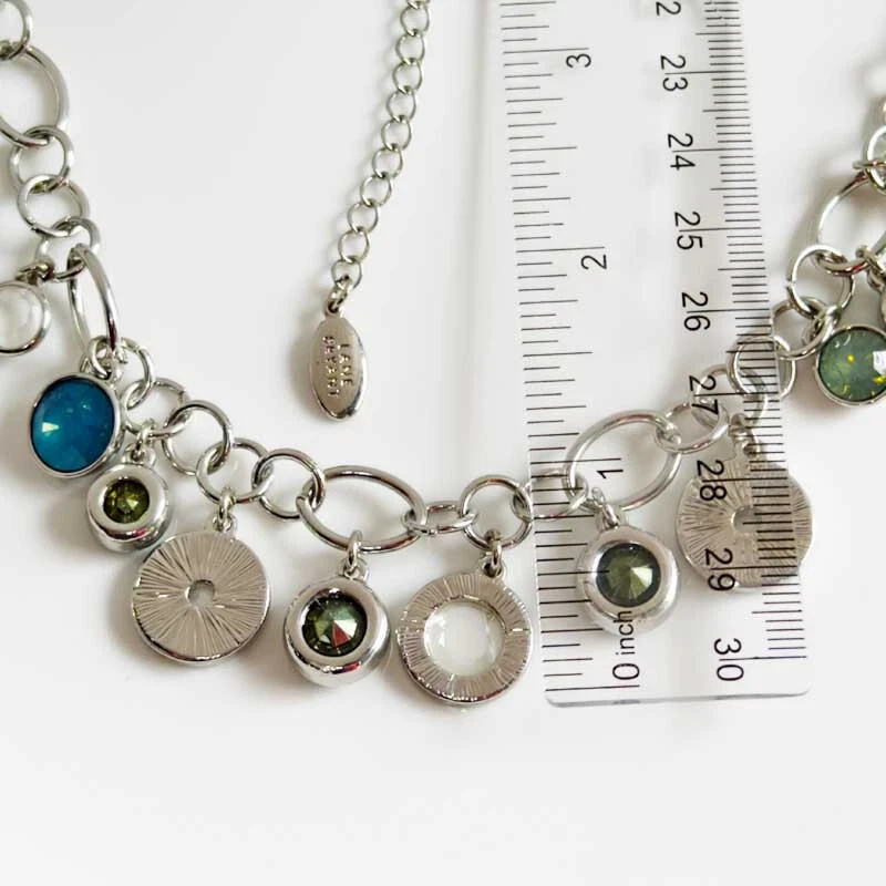 Collar Babero Bohemio Lane Bryant 18" Elegante Mujer Fiesta Vacaciones Joyería Foto 4 de 4