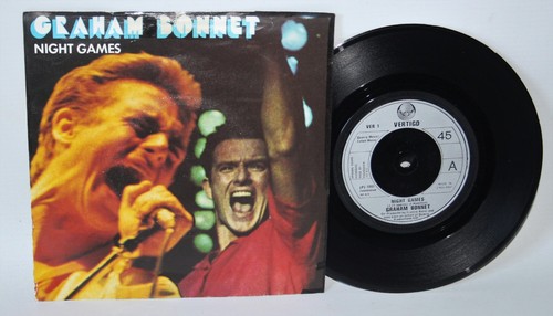 Graham Bonnet - Night Games - 1981 Vinyl 7" Single - Vertigo VER 1