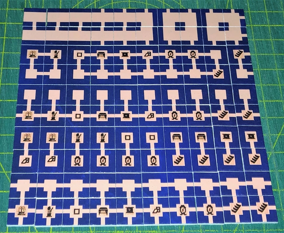 Citadel of Blood, Fantasy, from Ares #05, complete game,  Solo, 200 counters - Image 4 of 4