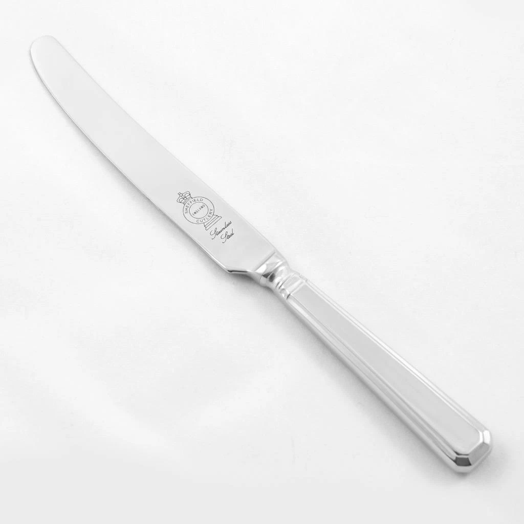 Brand New Stainless Steel Grecian Table Knife Made In Sheffield England