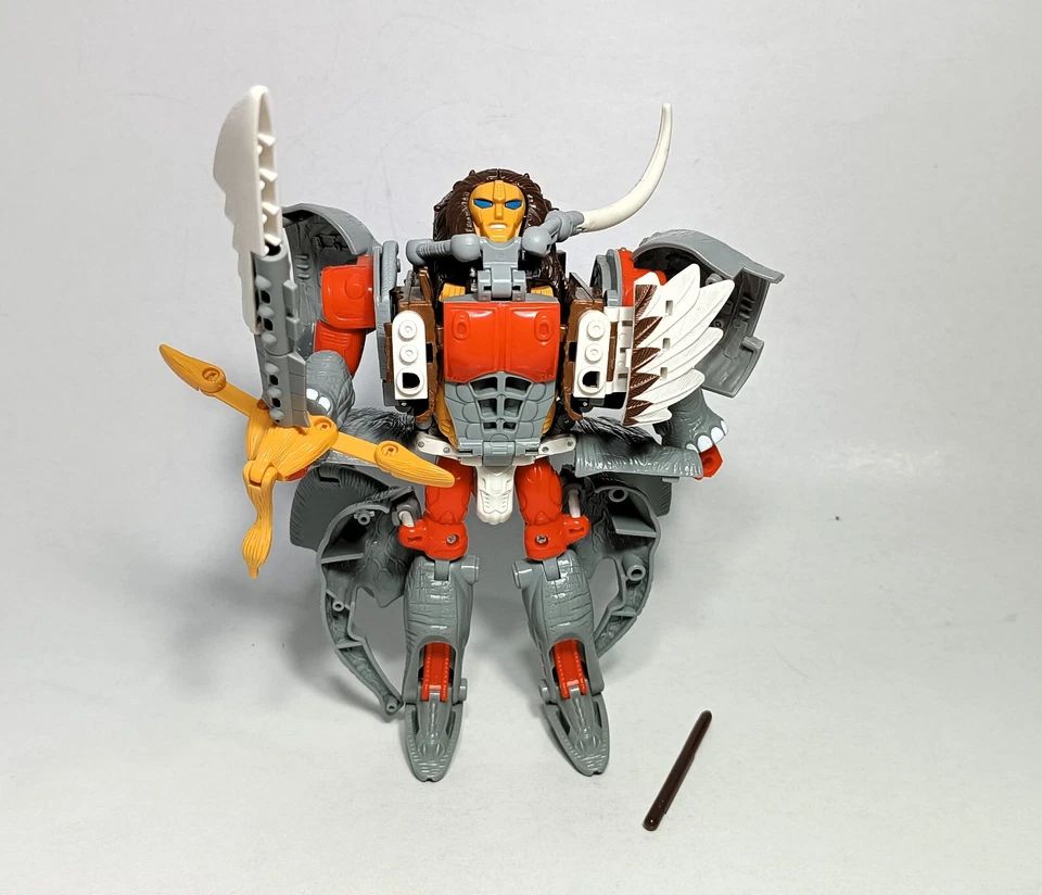 HASBRO VTG 1997 TRANSFORMERS BEAST WARS MAGNABOSS COMBINER ROBOT WITH FLAWS B - Image 4 of 4